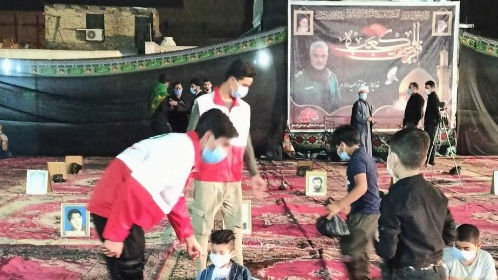 نظارت بهداشتی بر اماکن برگزاری  مراسم لیالی قدر در شوش